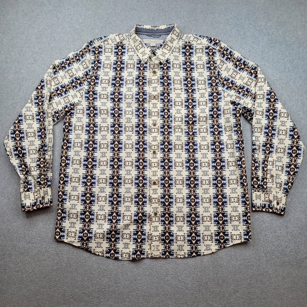 Cody James Button Down Shirt Mens XL Aztec Southwestern Long Sleeve Cowboy